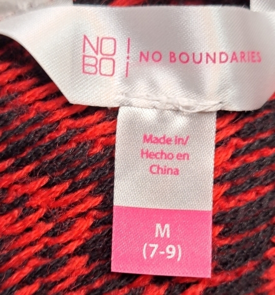 Juniors Open Cardigan With Faux Sherpa Hood   Size 7-9 - Picture 6 of 6